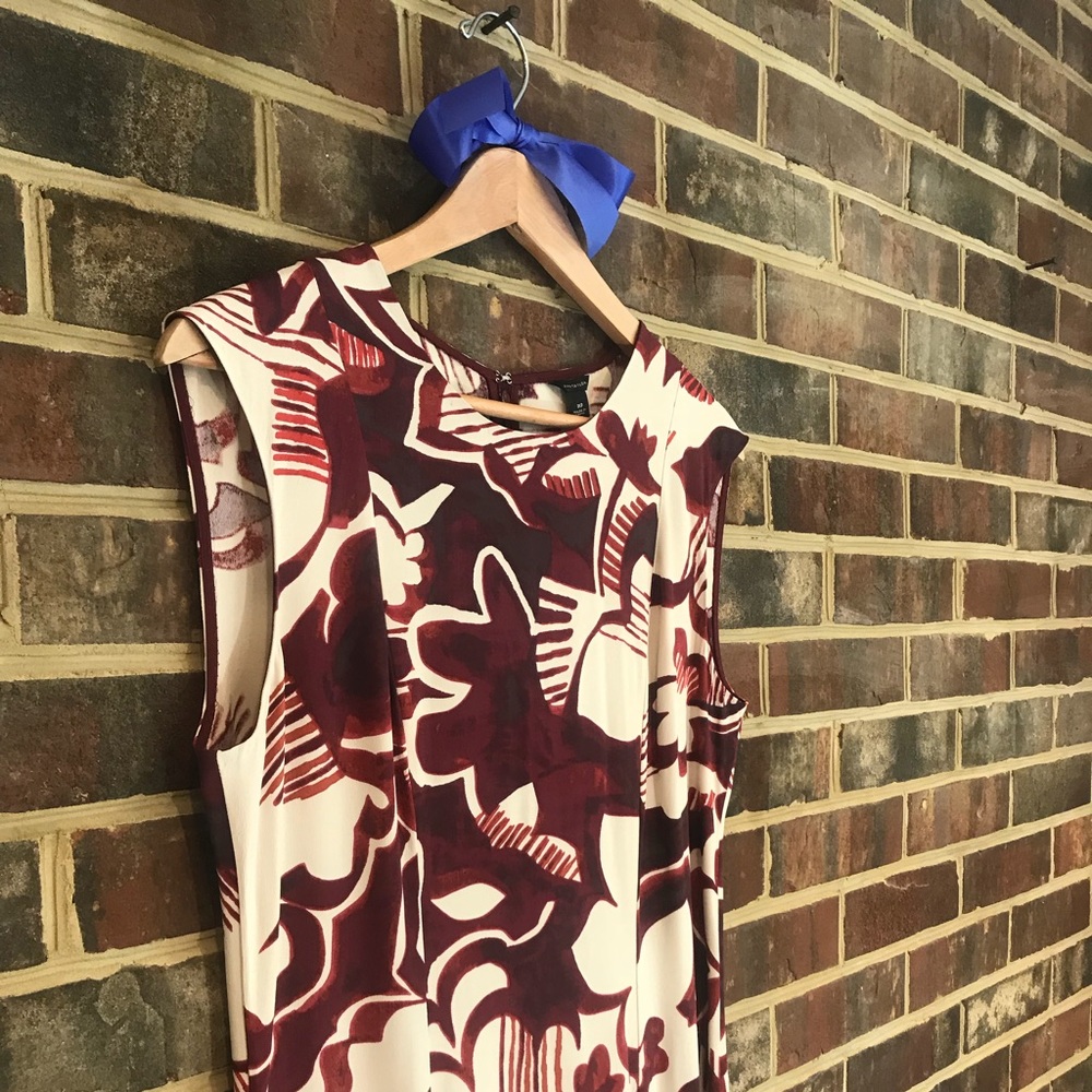 Ann Taylor midi print dress